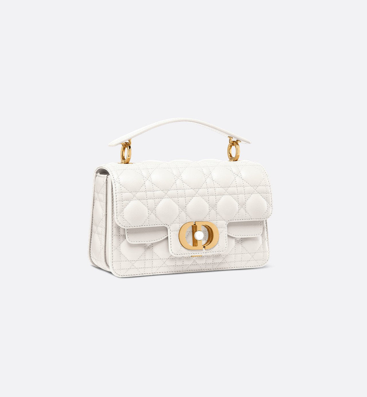 Dior Sac Top Handle Jolie Small Blanc