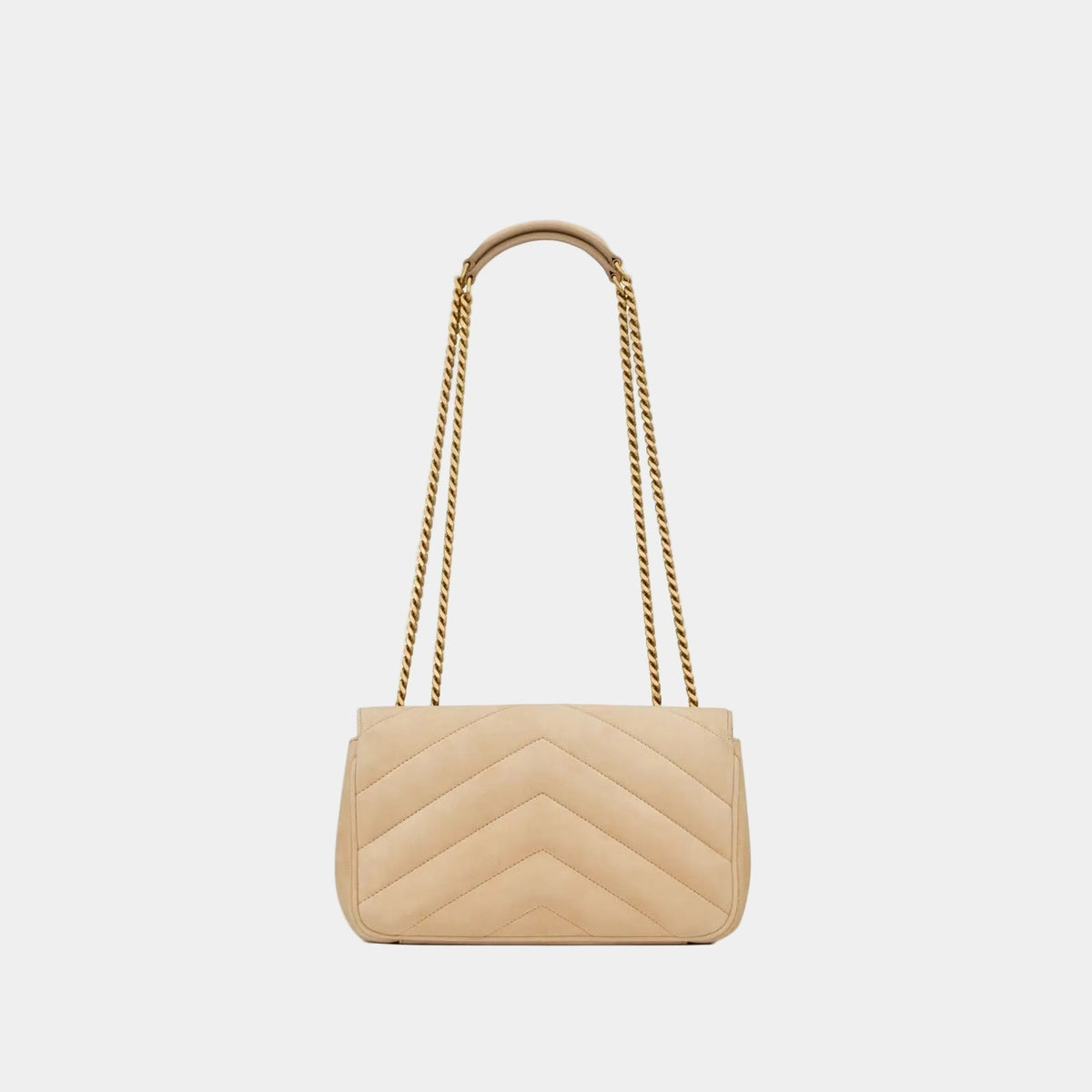 Saint Laurent Sac Loulou Small Suède Matelassé