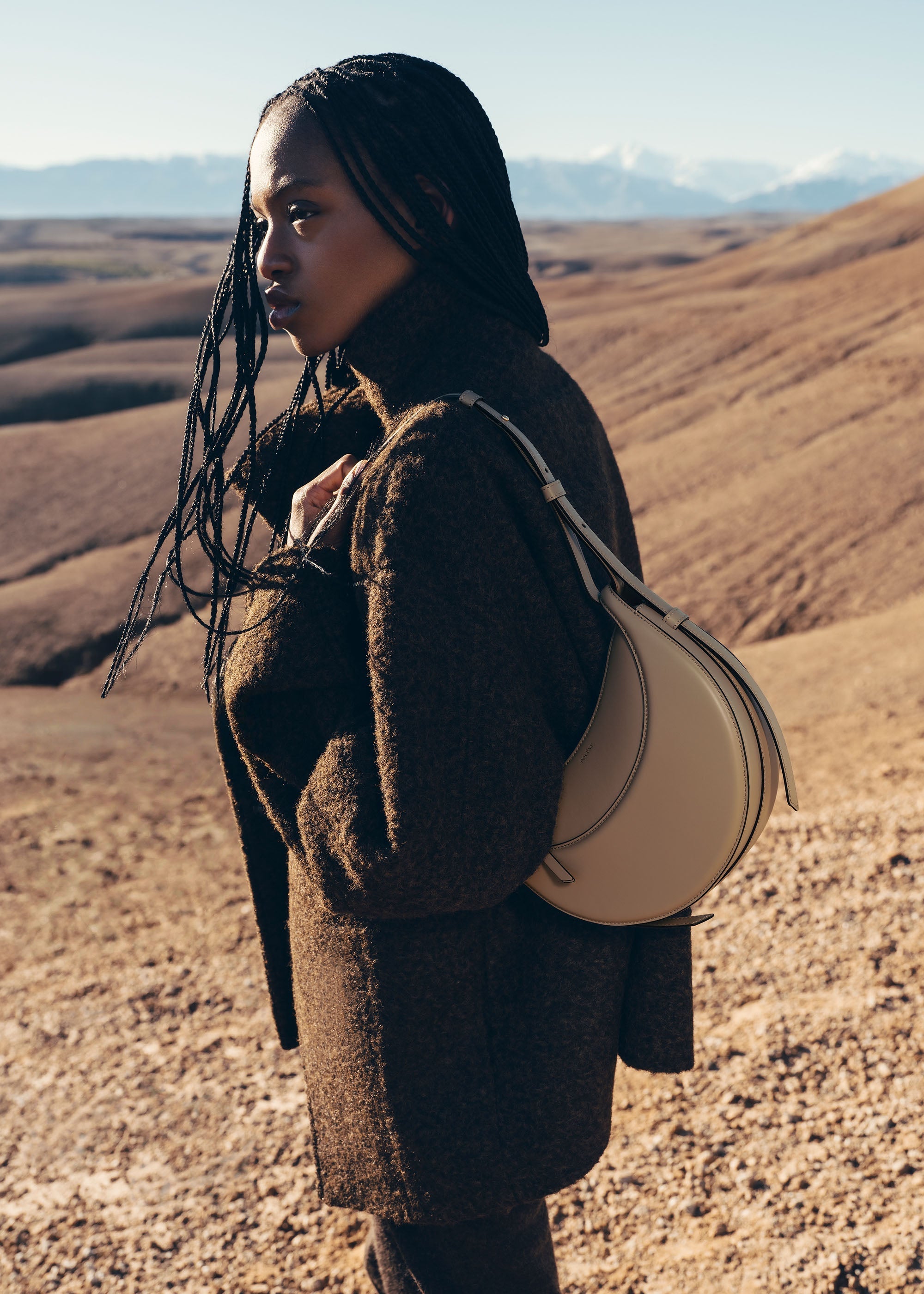 Polène Sac Numéro Dix Argile Lisse