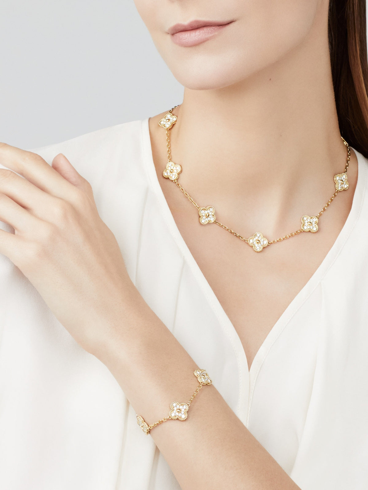 Van Cleef - Vintage Alhambra 5 motifs Diamant