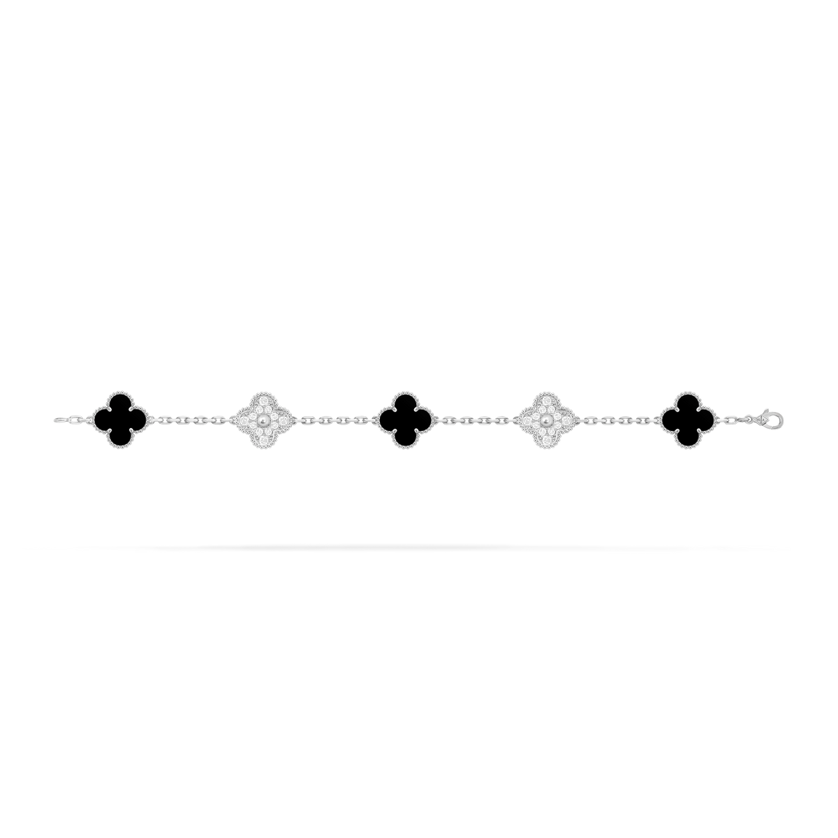 Van Cleef - Vintage Alhambra 5 motifs Onyx
