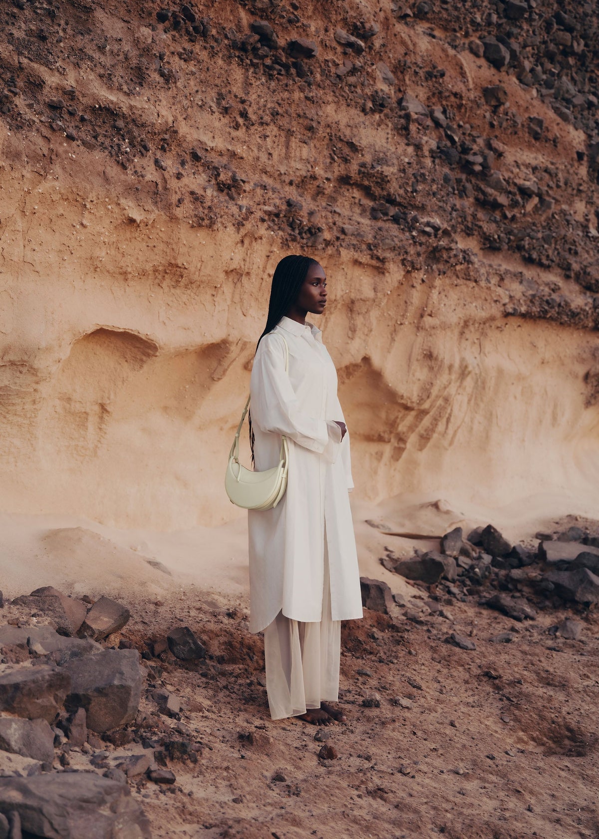 Polène Sac Numéro Dix Aloe Lisse