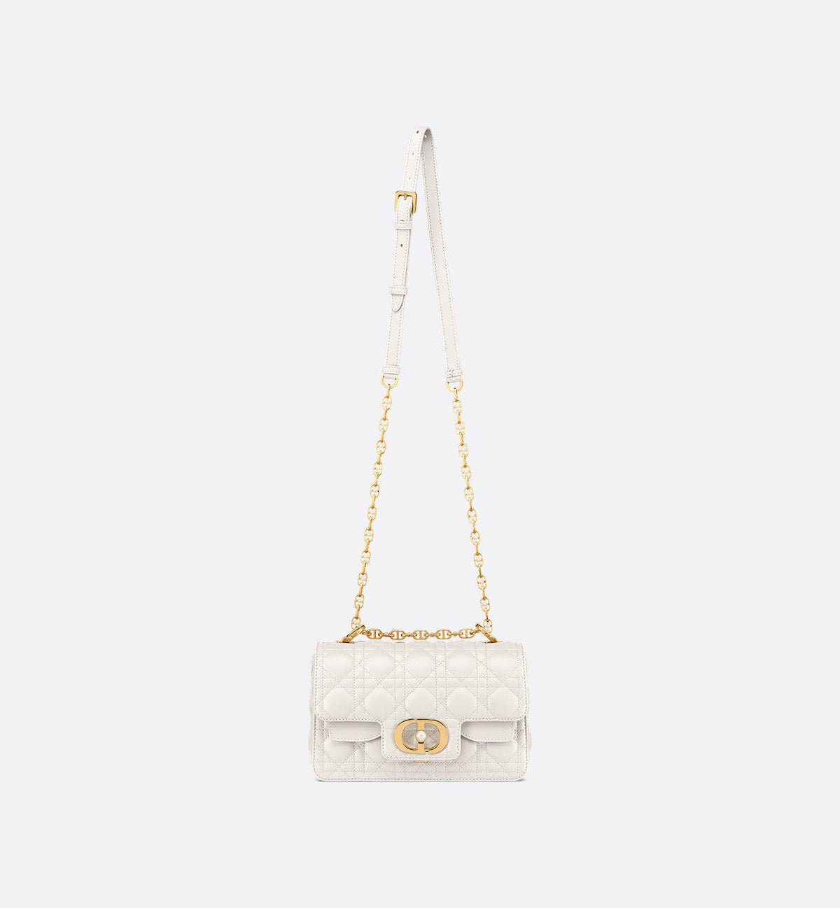 Dior Sac Top Handle Jolie Small Blanc