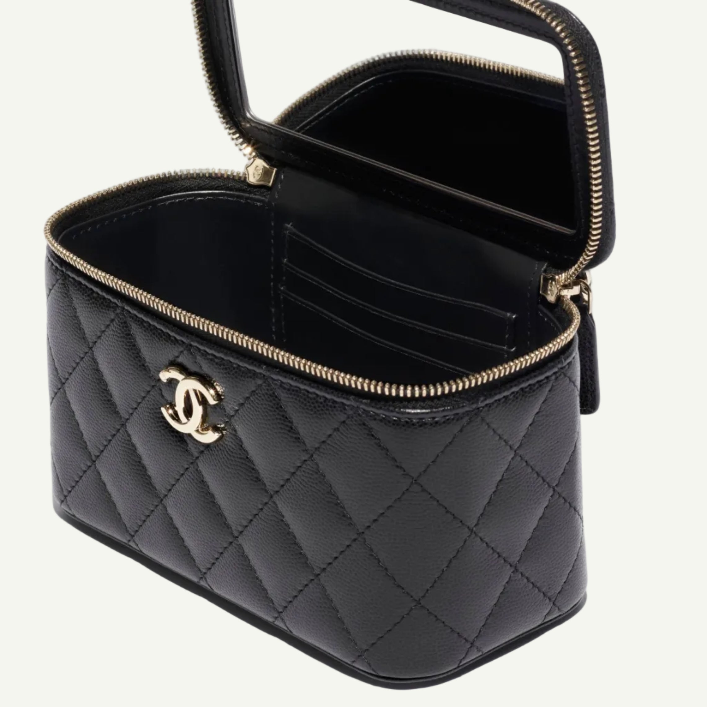 Chanel Sac Long Vanity Chaine Noir