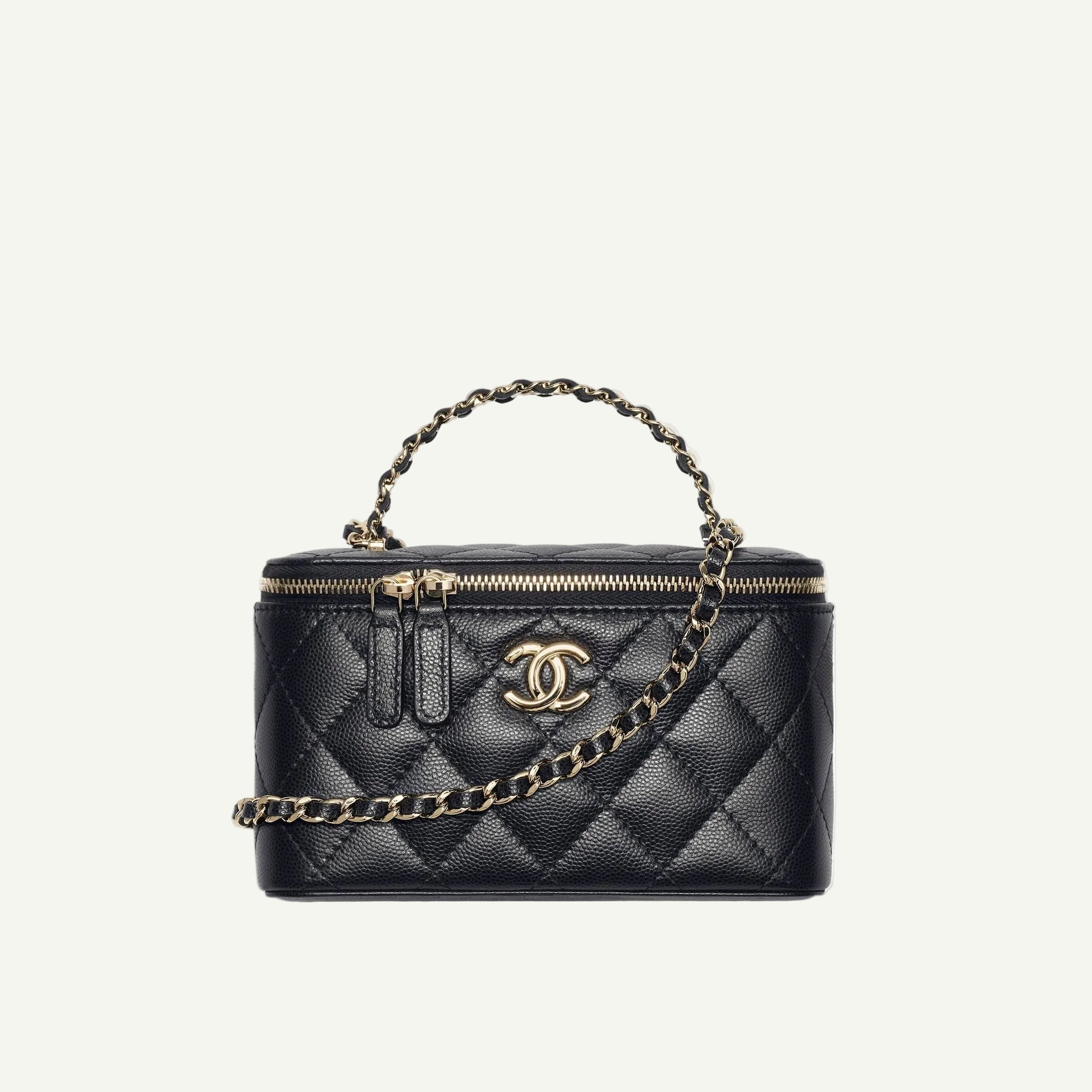 Chanel Sac Long Vanity Chaine Noir