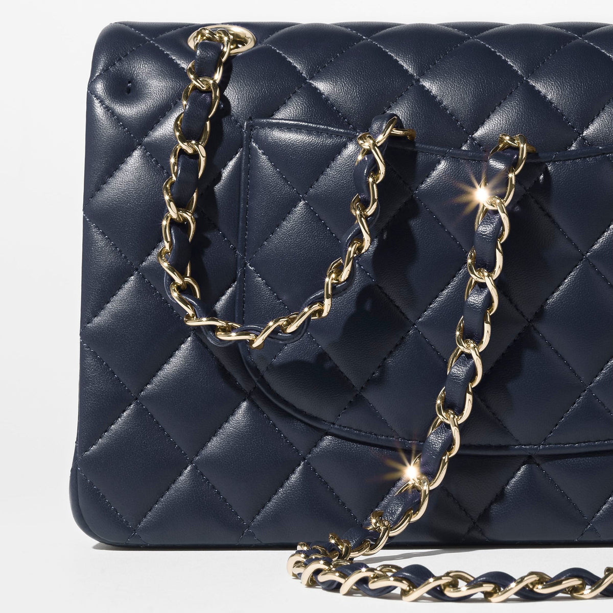 Chanel Sac Classique 11.12 Bleu Nuit