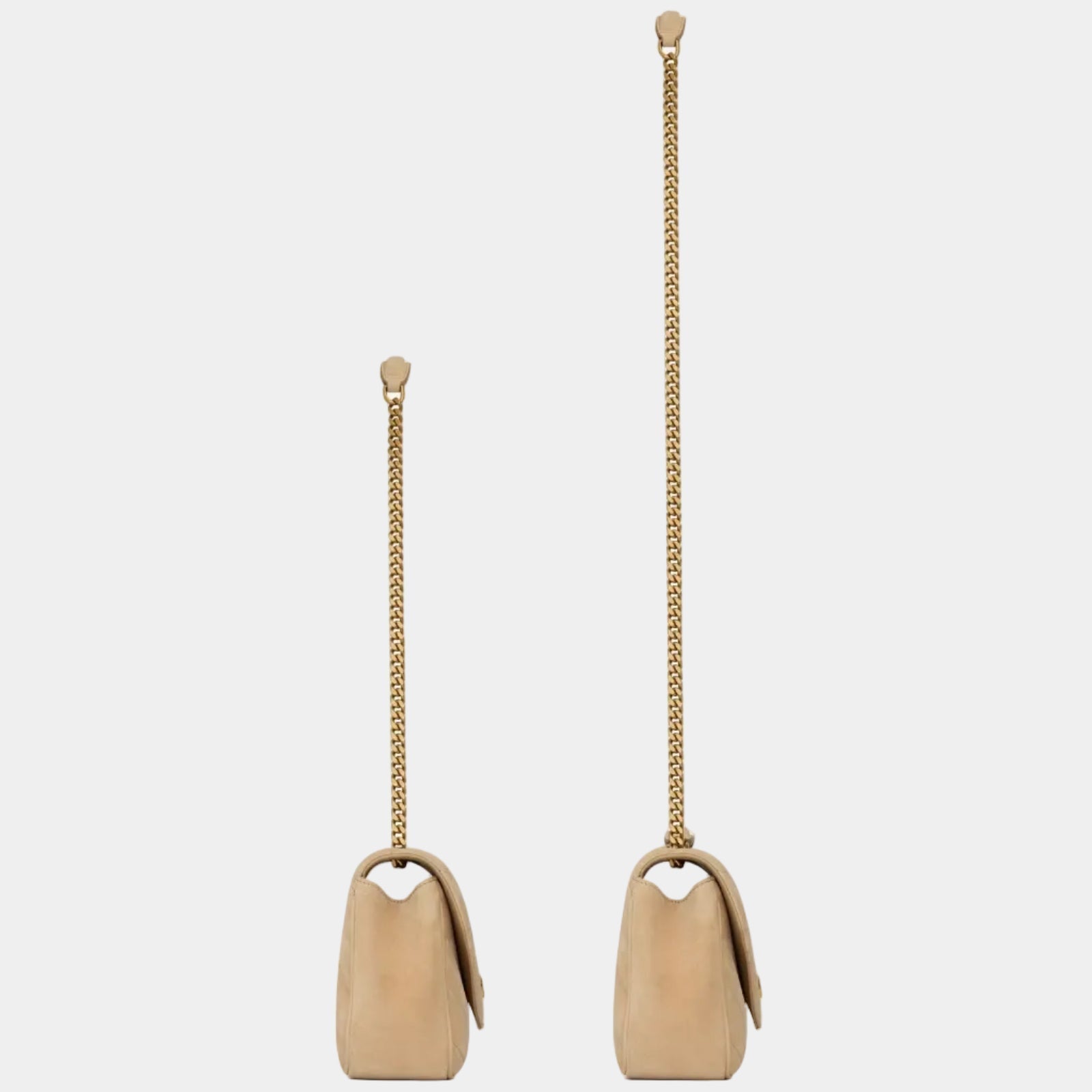 Saint Laurent Sac Loulou Small Suède Matelassé