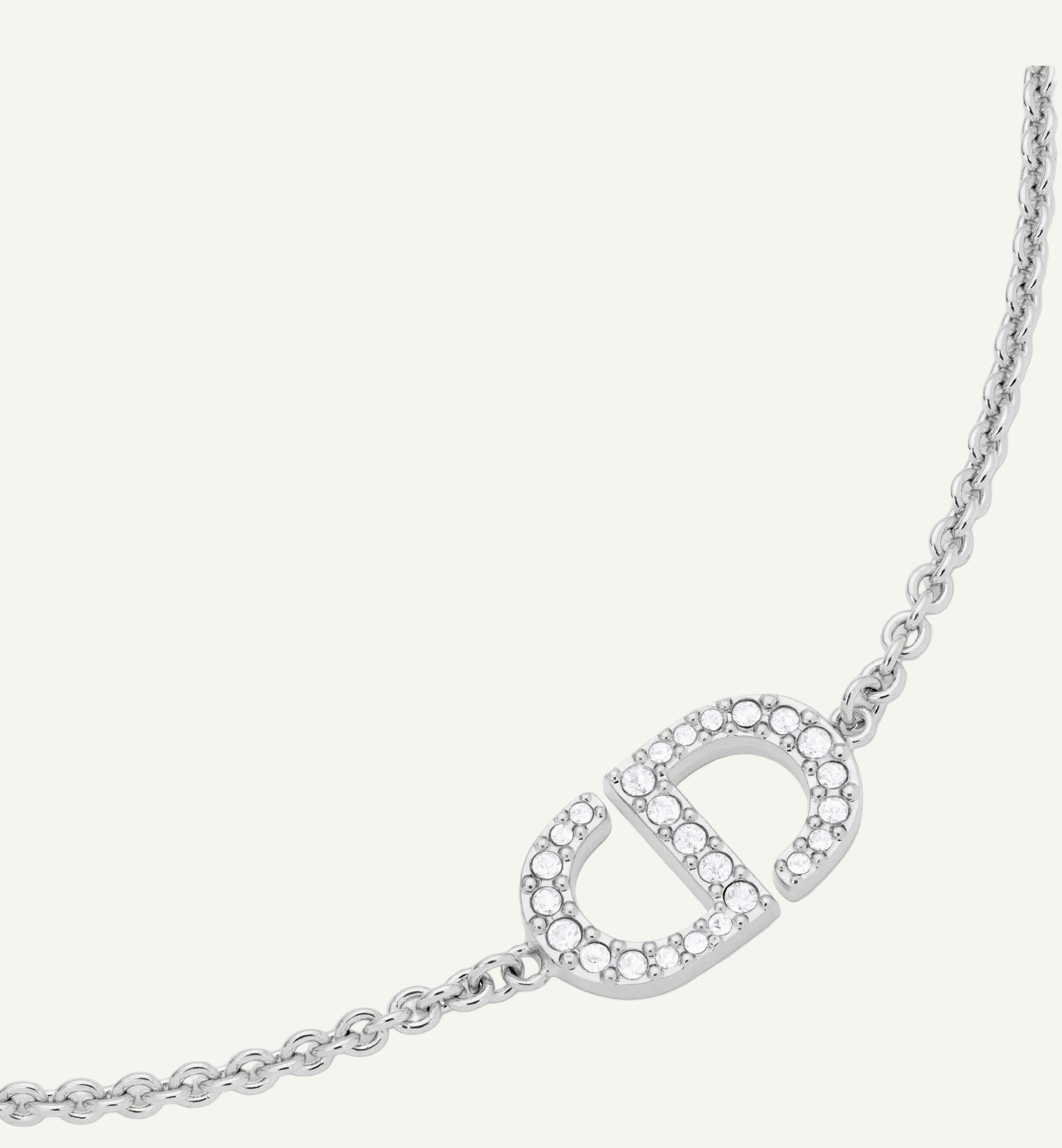 Dior - Bracelet Petit CD Argentée