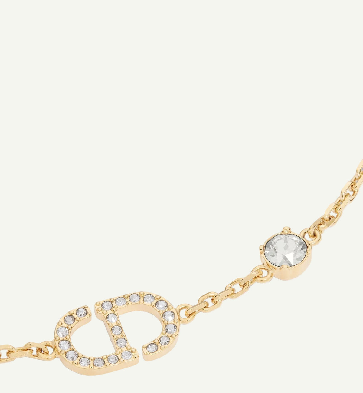 Dior - Bracelet Petit CD Dorée