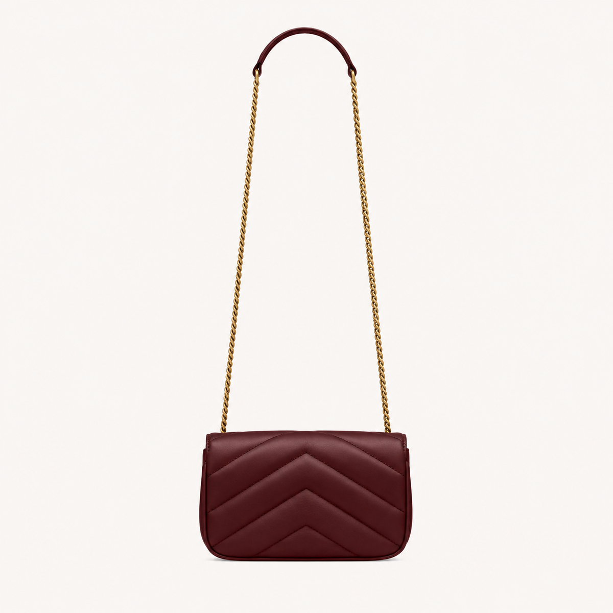 Saint Laurent Sac Loulou Mini Bordeaux