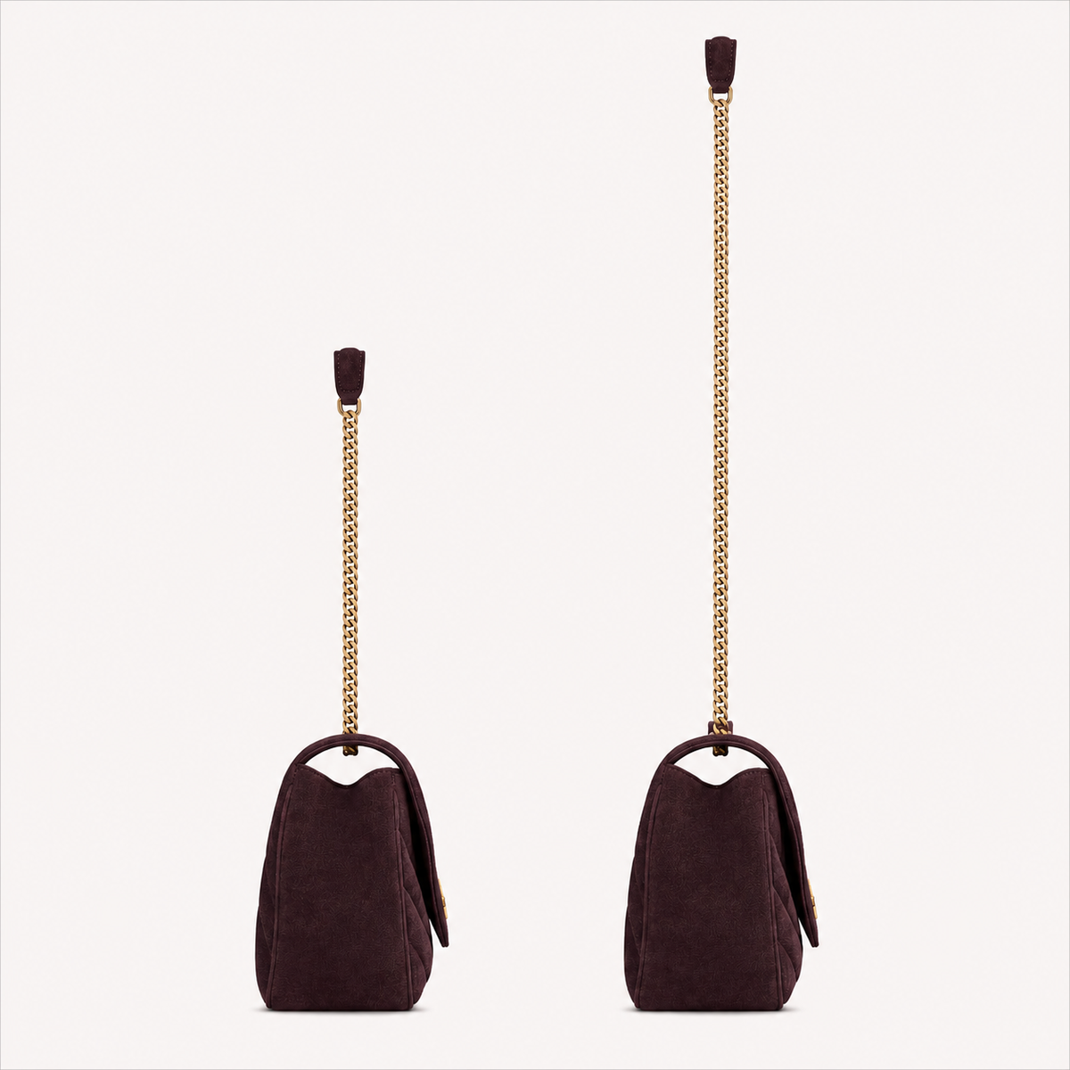 Saint Laurent Sac Loulou Small Matelassé Noir