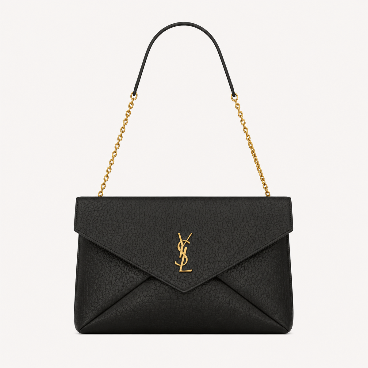 Saint Laurent Sac Cassandre Large à Chaîne Noir