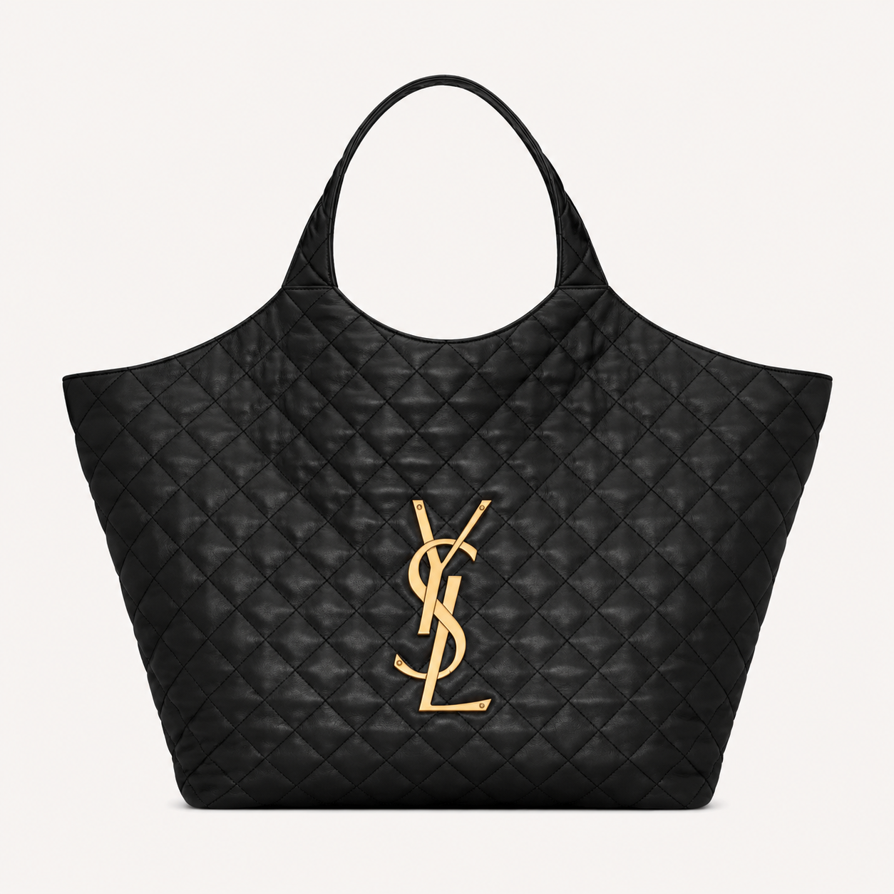 Saint Laurent Sac Icare Medium Nappa Matelassé Noir