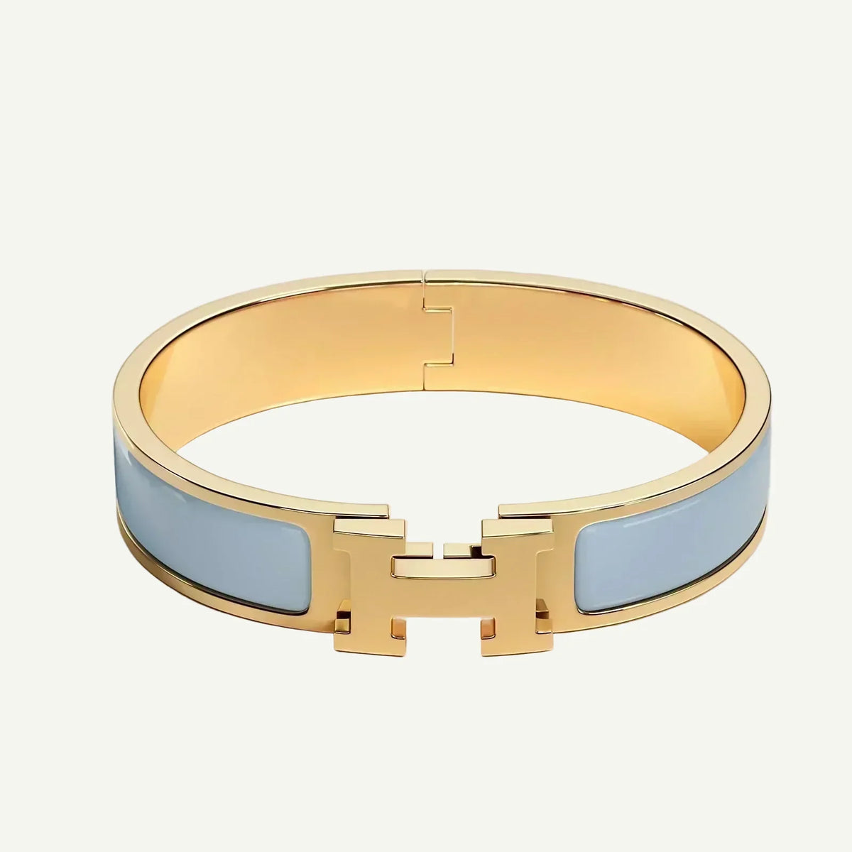 Hermès - Bracelet Clic H Bleu Ciel