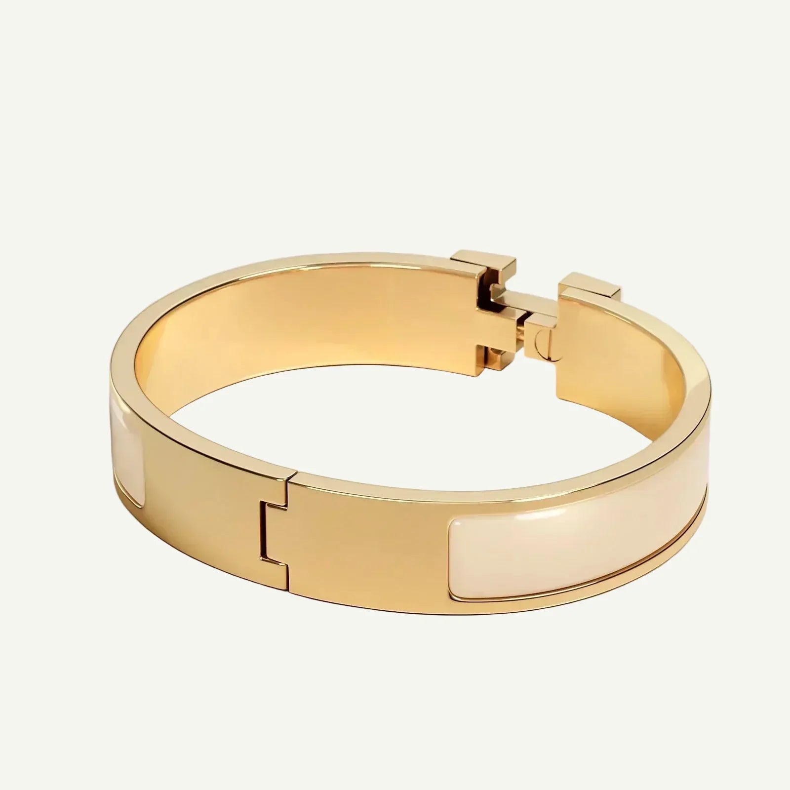 Hermès - Bracelet Clic H Crème