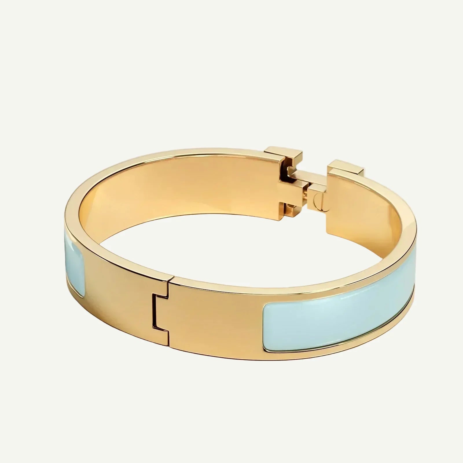 Hermès - Bracelet Clic H Bleu Polaire