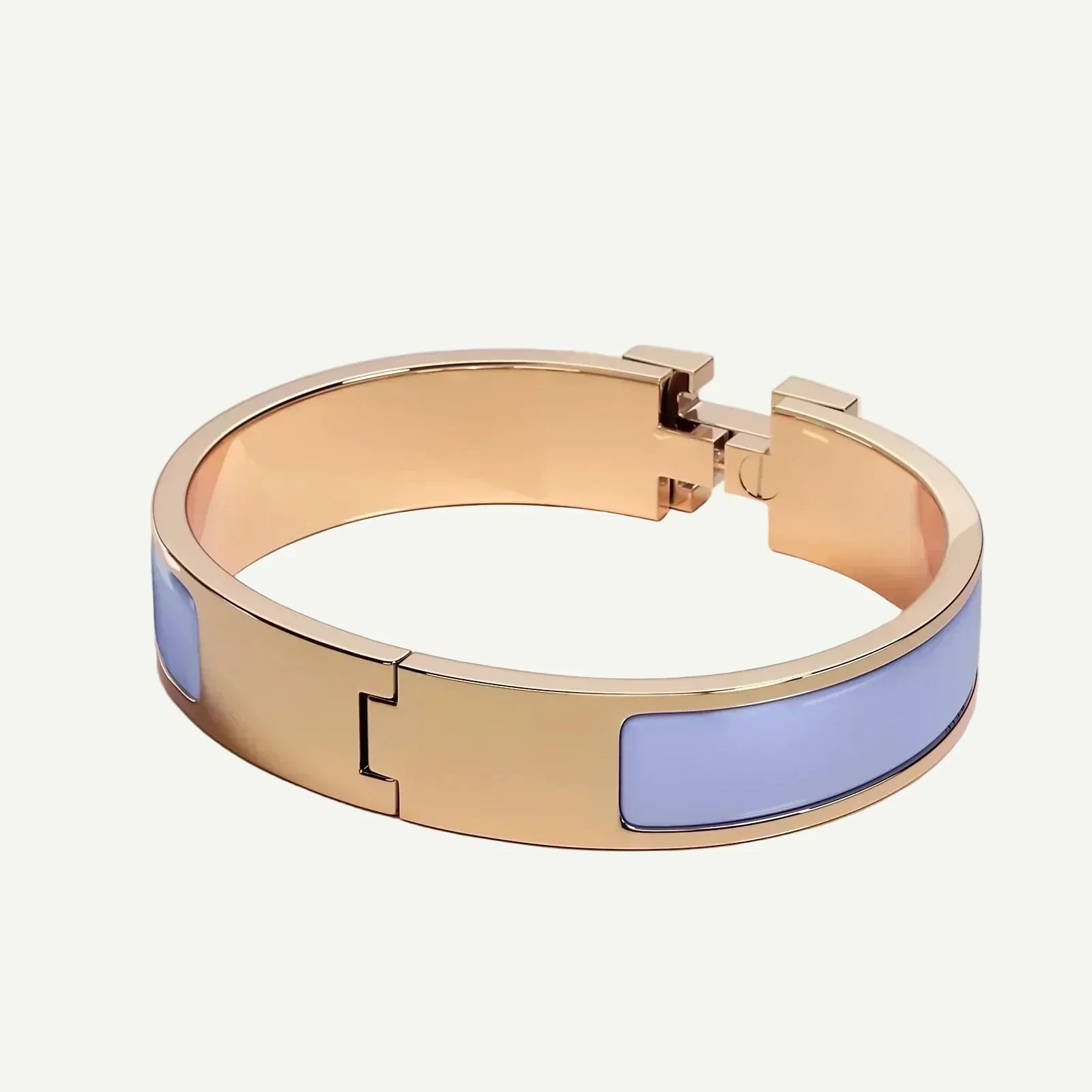 Hermès - Bracelet Clic H Parme Or rose