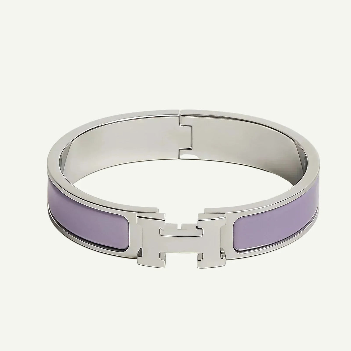 Hermès - Clic H Bracelet Lilas
