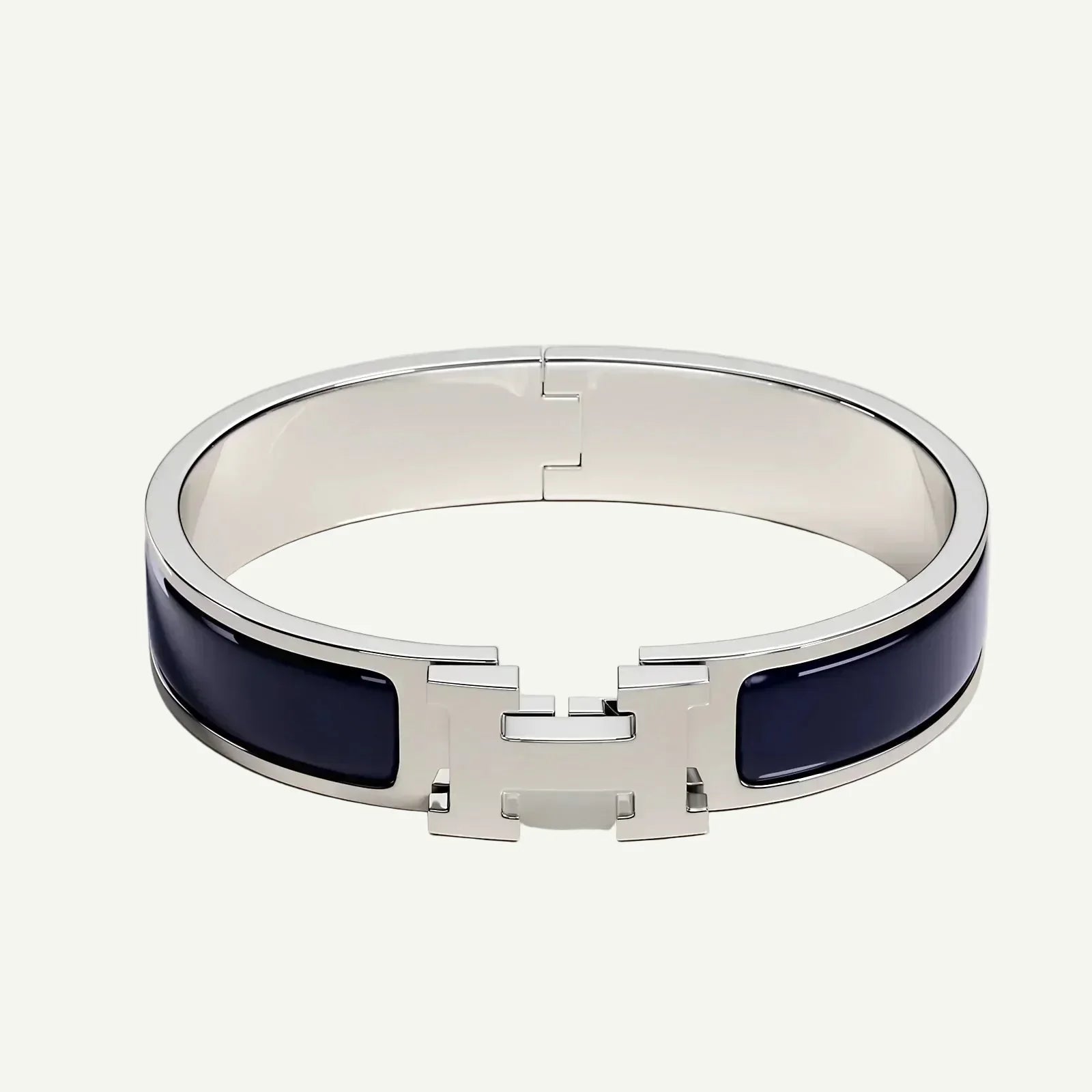 Hermès - Clic H Bracelet Bleu Abysse