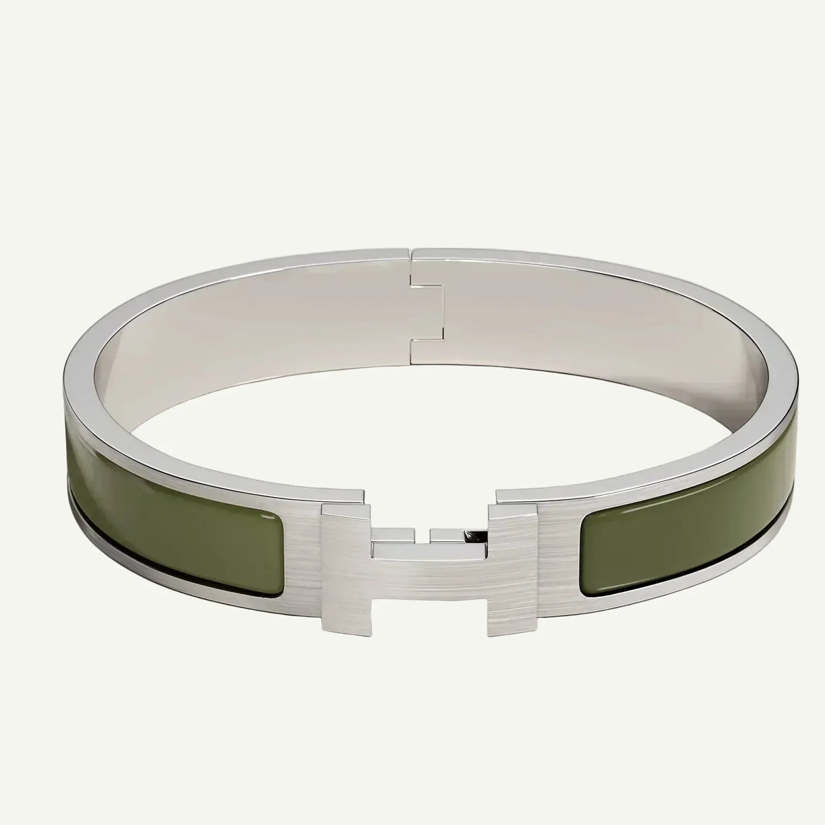 Hermès - Bracelet Clic HH Loden Mat