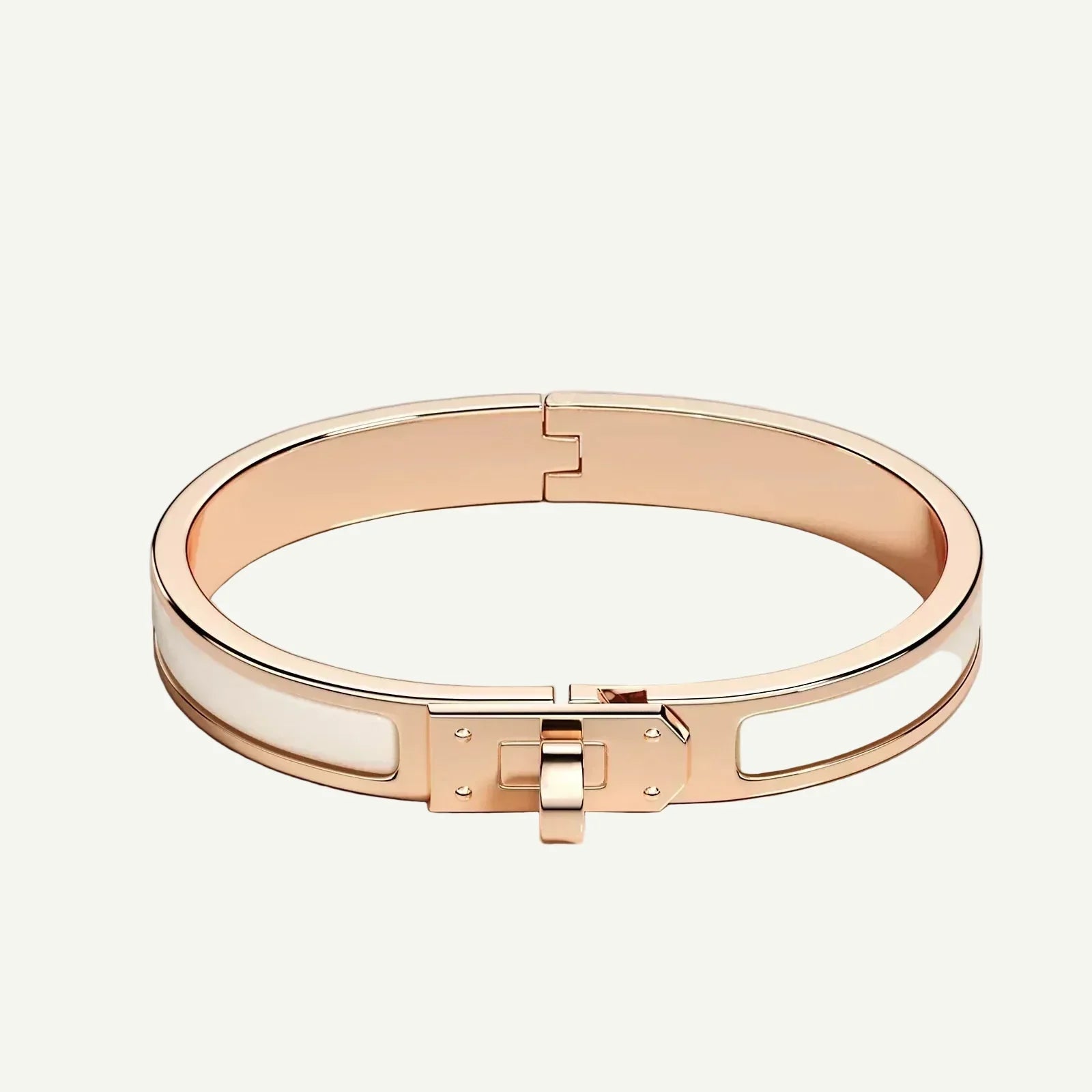 Hermès - Bracelet Mini Clic Kelly Crème