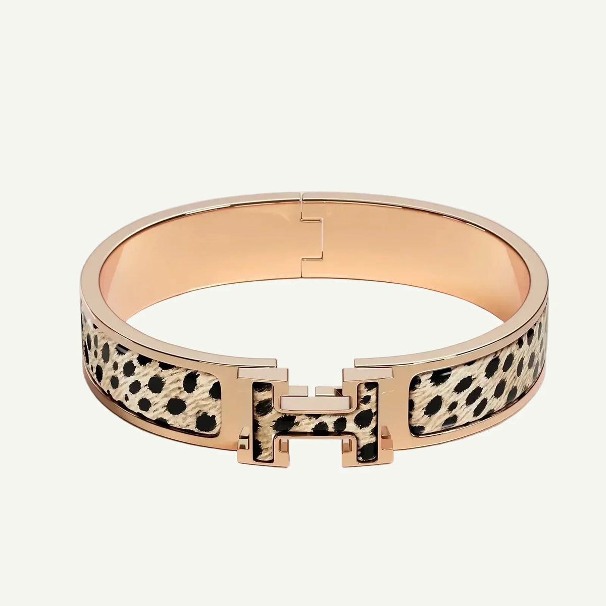 Hermès - Bracelet Clic H Acinonyx Jubatus