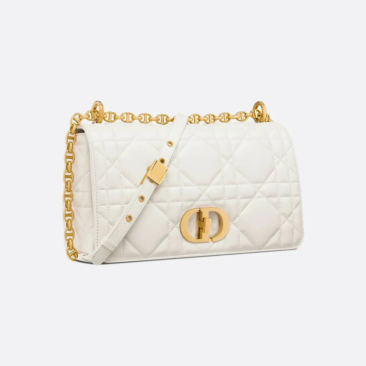 Dior Sac Soft Dior Caro Medium Blanc