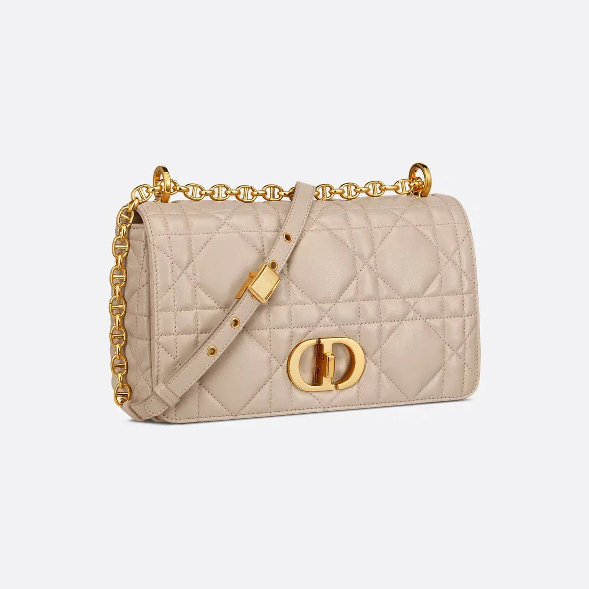 Dior Sac Soft Caro Medium Beige