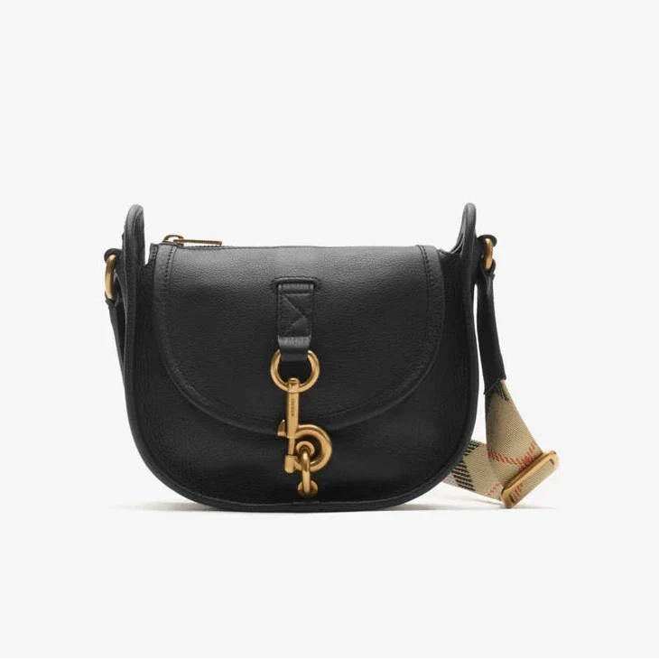 Burberry Mini B Clip Messenger Bag Noir