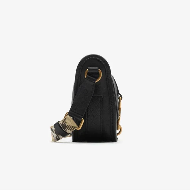 Burberry Mini B Clip Messenger Bag Noir