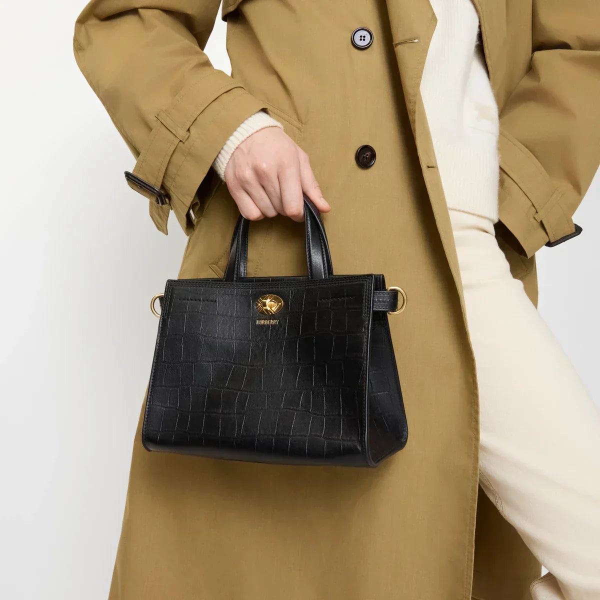 Burberry Mini cabas Cotswolds Noir