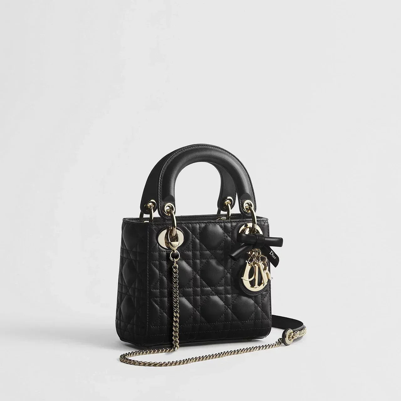 Dior Sac Lady Noir Mini à chaîne