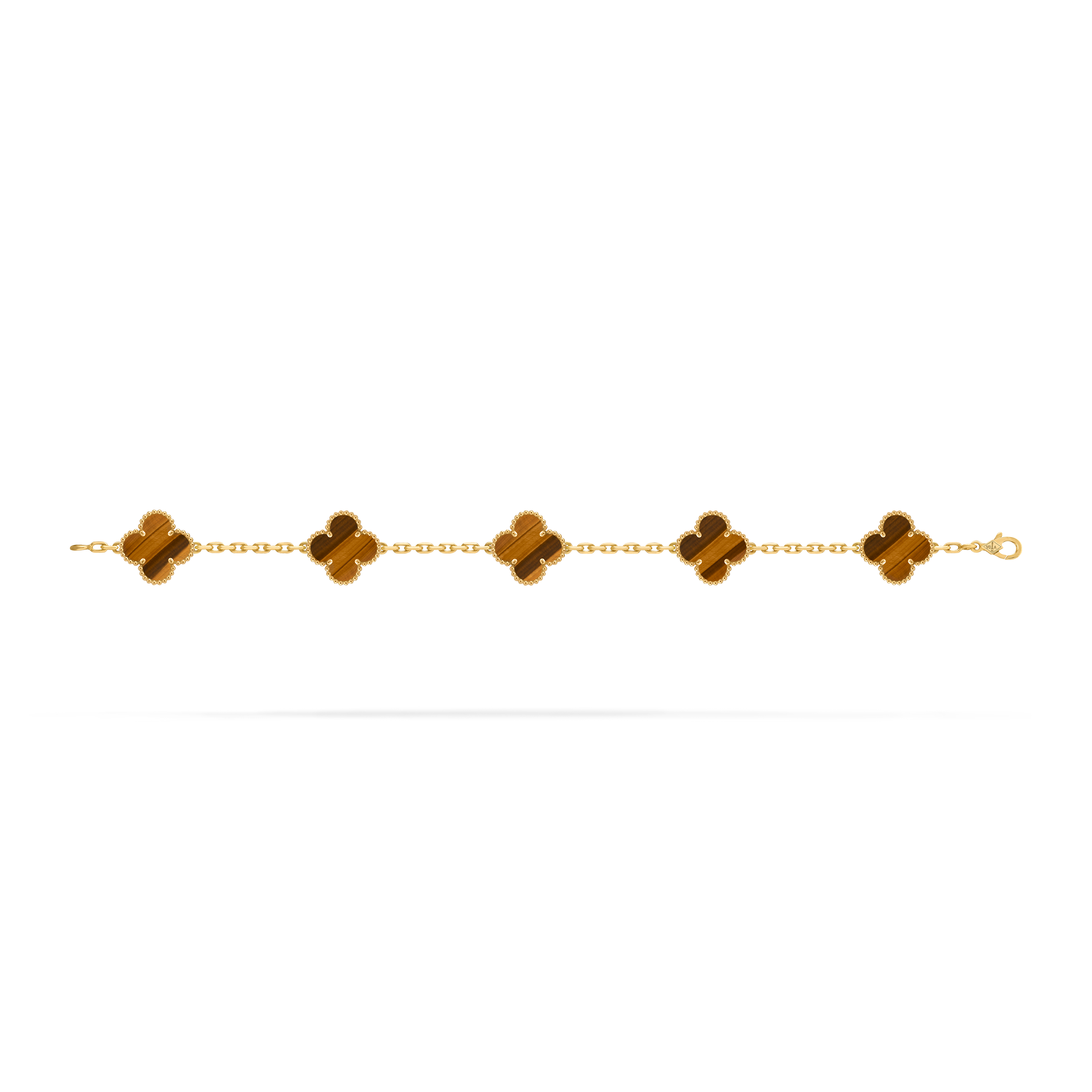 Van Cleef Vintage Alhambra 5 motifs Oeil de tigre