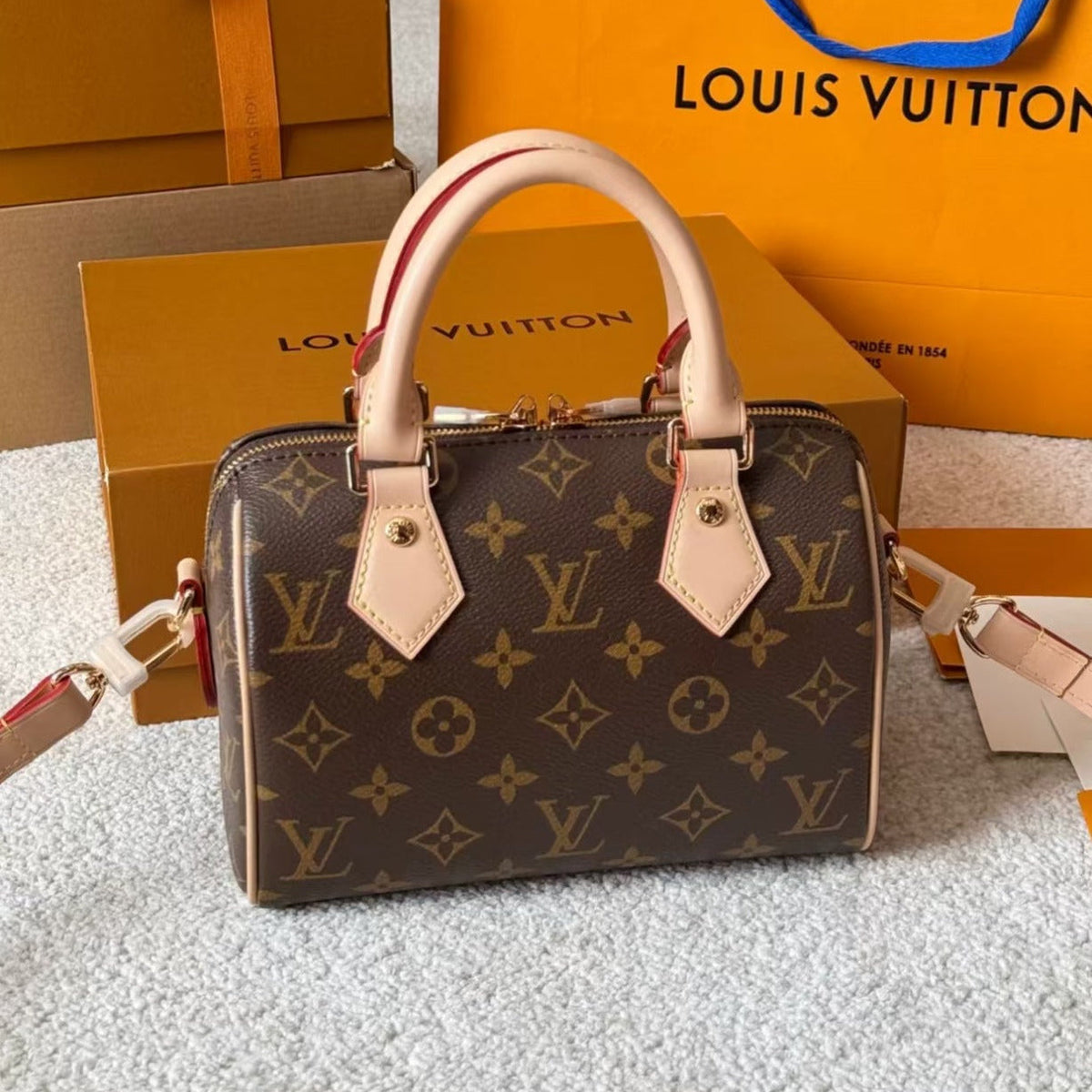 LV Sac Speedy Bandoulière 20 Toile