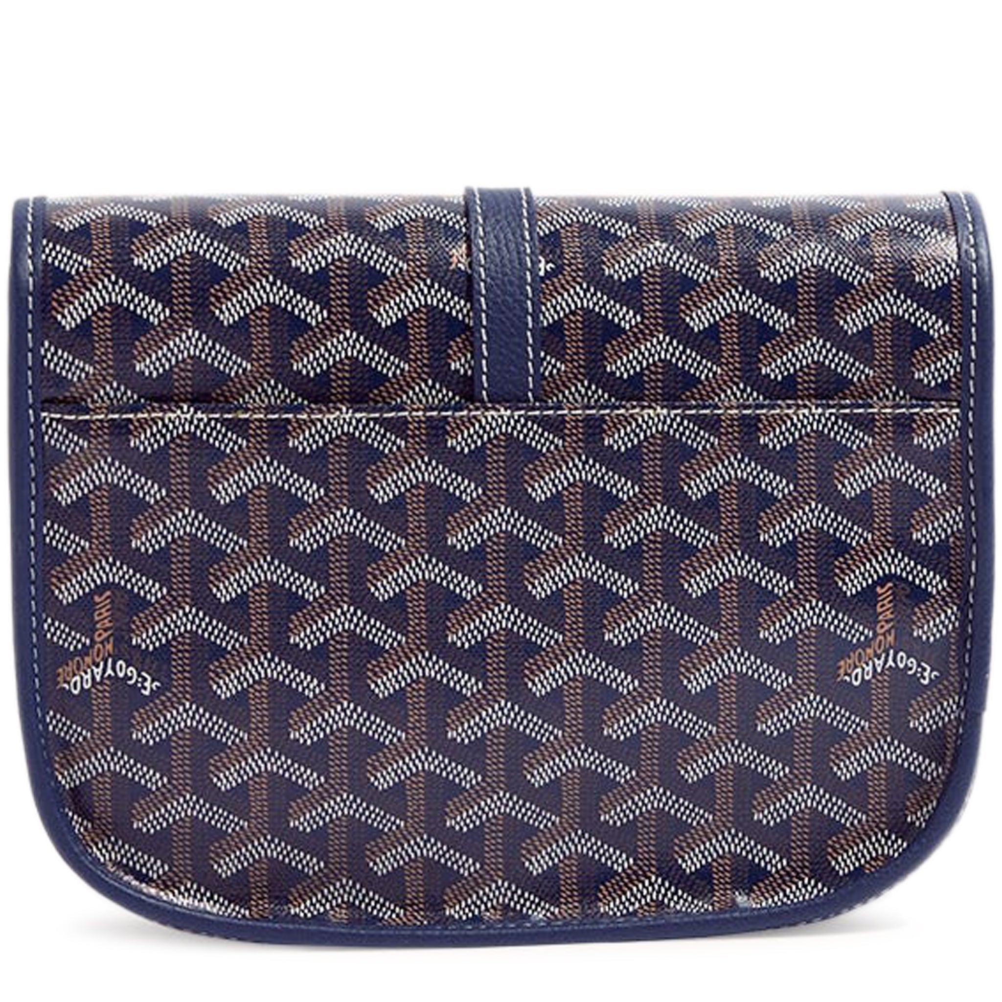 Goyard Sacoche Bleu marine