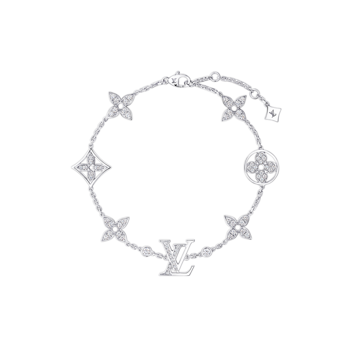 LV - Bracelet Multi-motifs Blossom Diamant