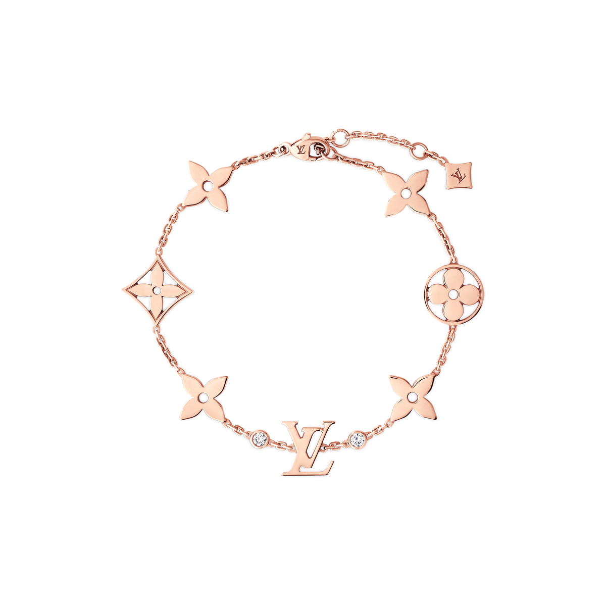 LV - Bracelet Monogram Blossom Or Rose