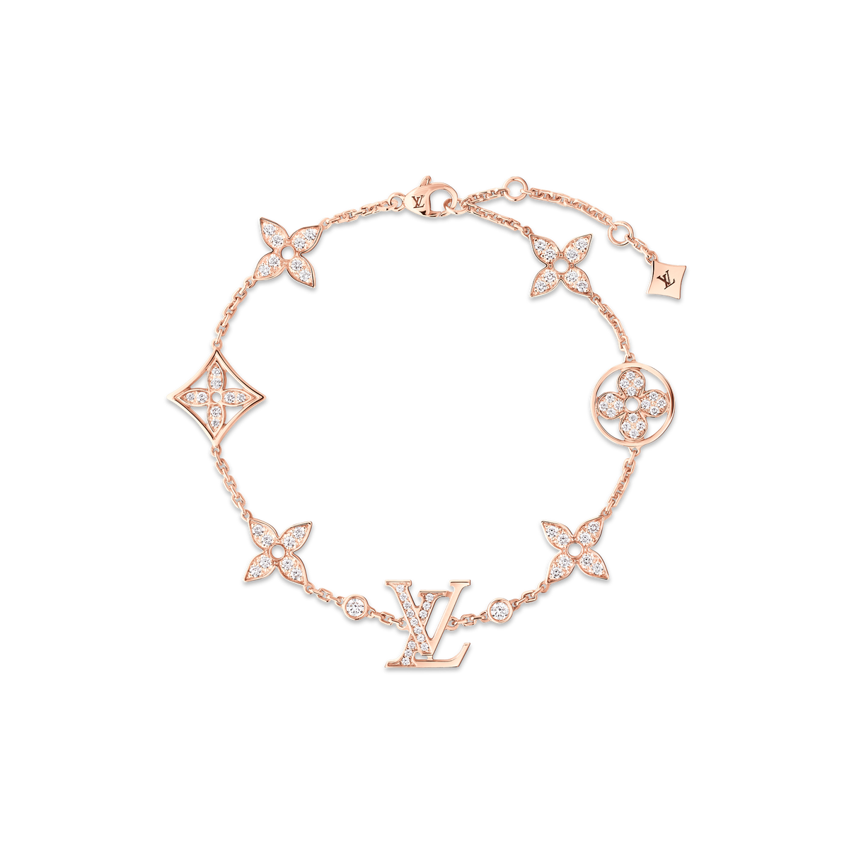 LV - Bracelet Multi-motifs Blossom Diamant