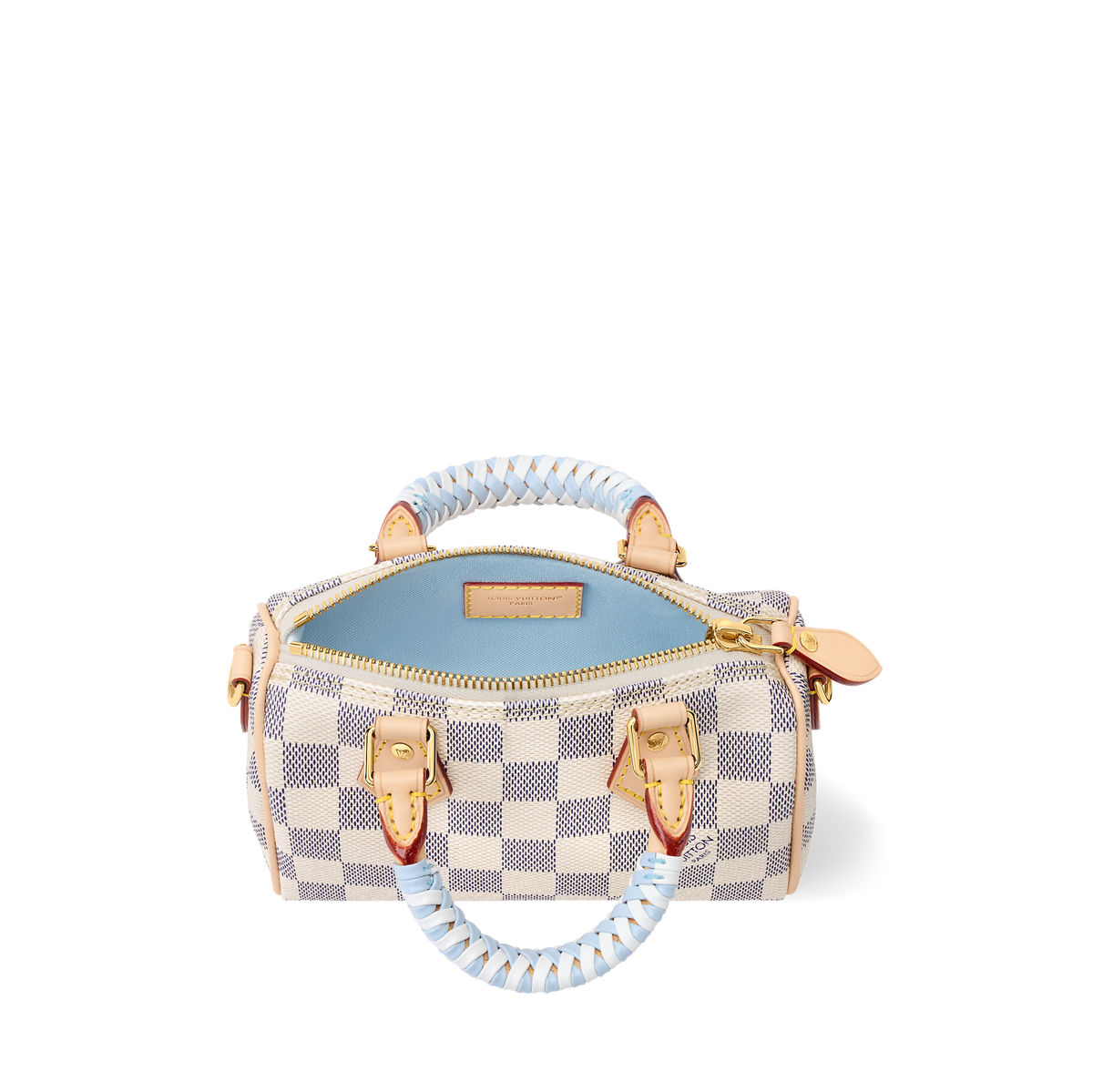 LV Sac Nano Speedy Toile Azur