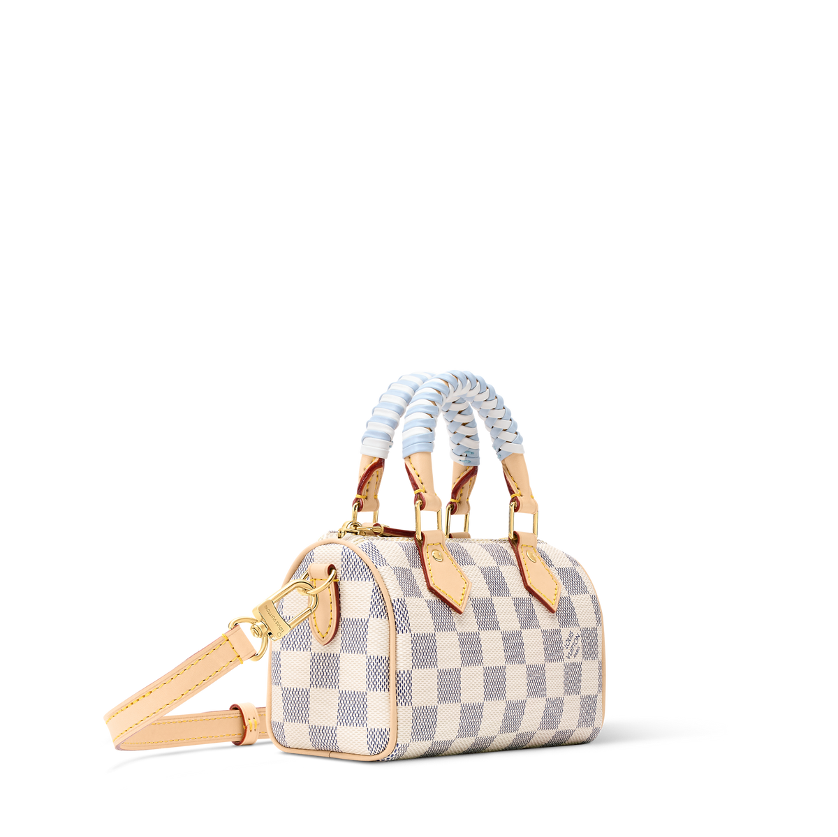 LV Sac Nano Speedy Toile Azur