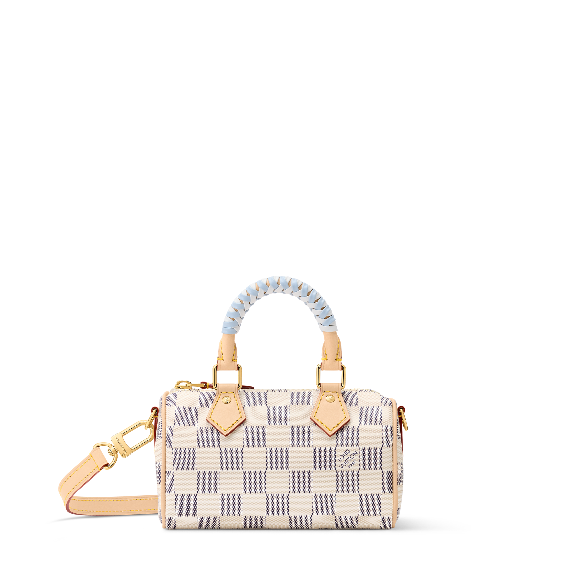 LV Sac Nano Speedy Toile Azur