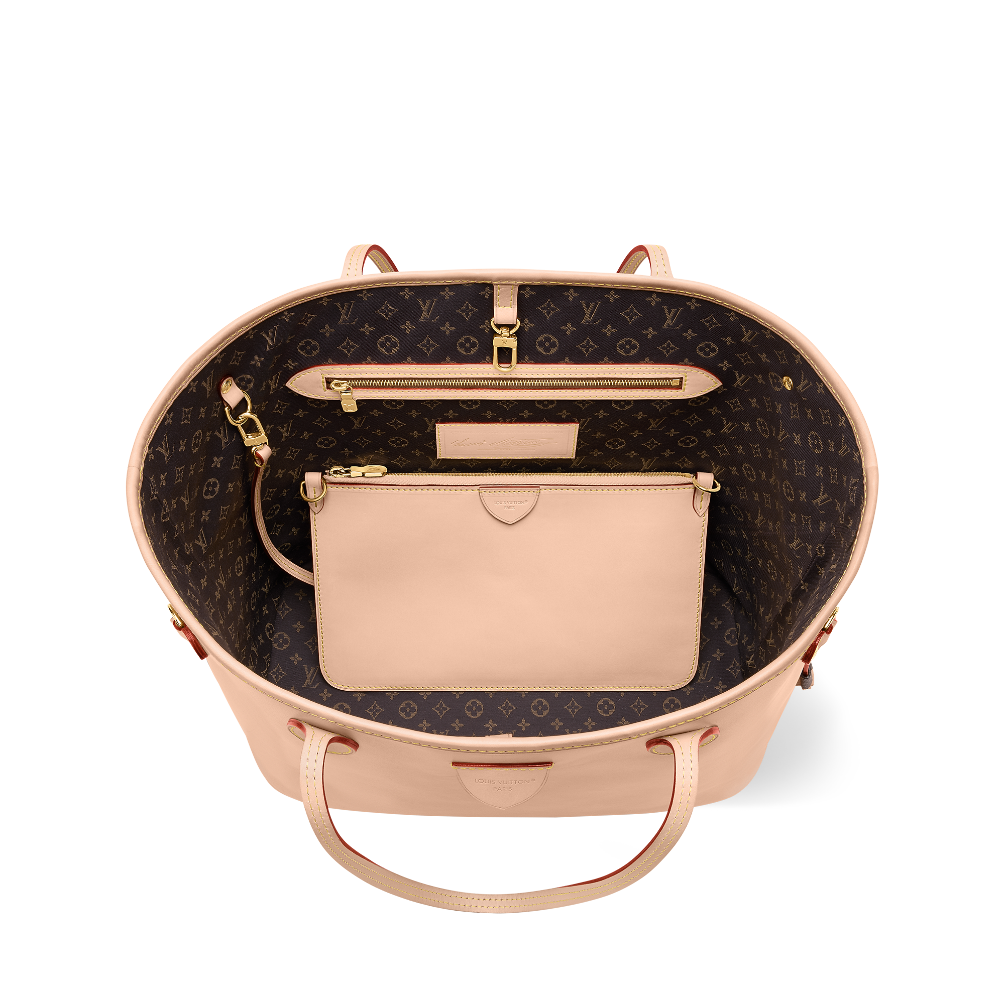LV Sac Neverfull MM Beige