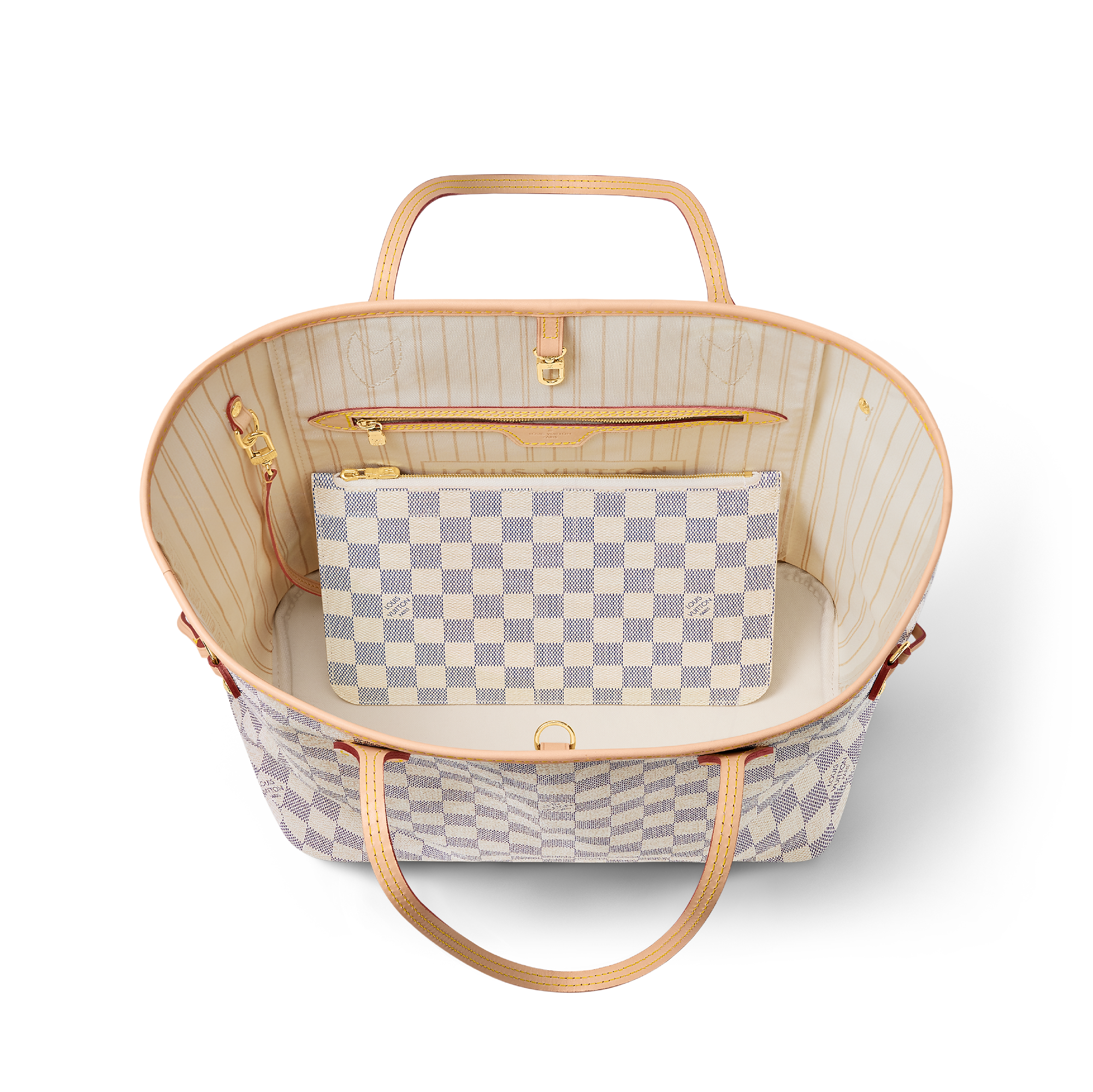 LV Sac Neverfull MM Toile Azur