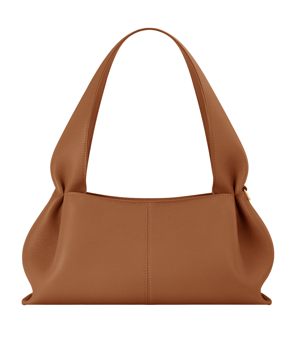 Polène Sac Numéro Neuf East West Camel Grainé