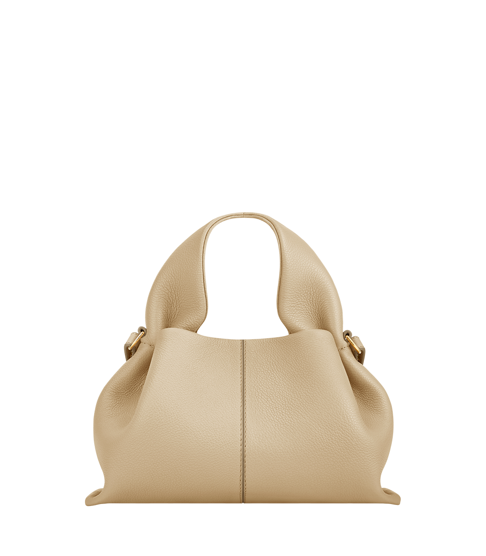 Polène Sac Numéro Neuf Mini Sable Grainé