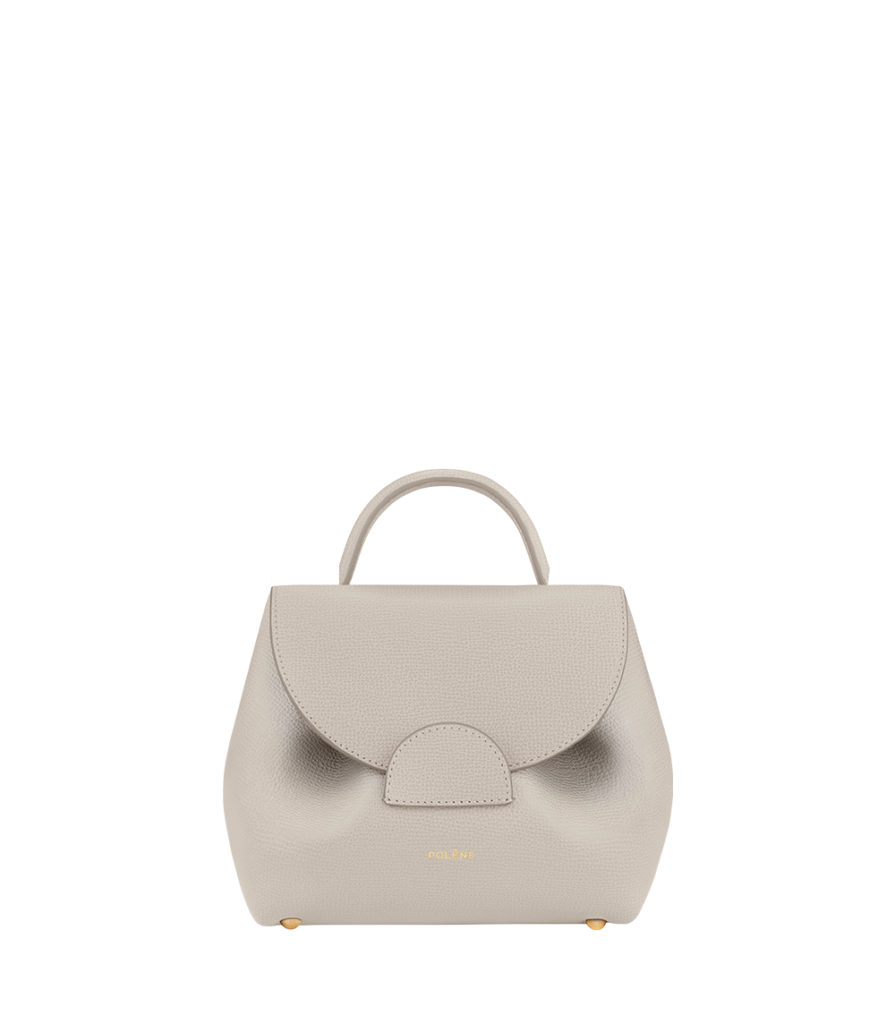 Polène Sac Numéro Un Nano Craie Grainé