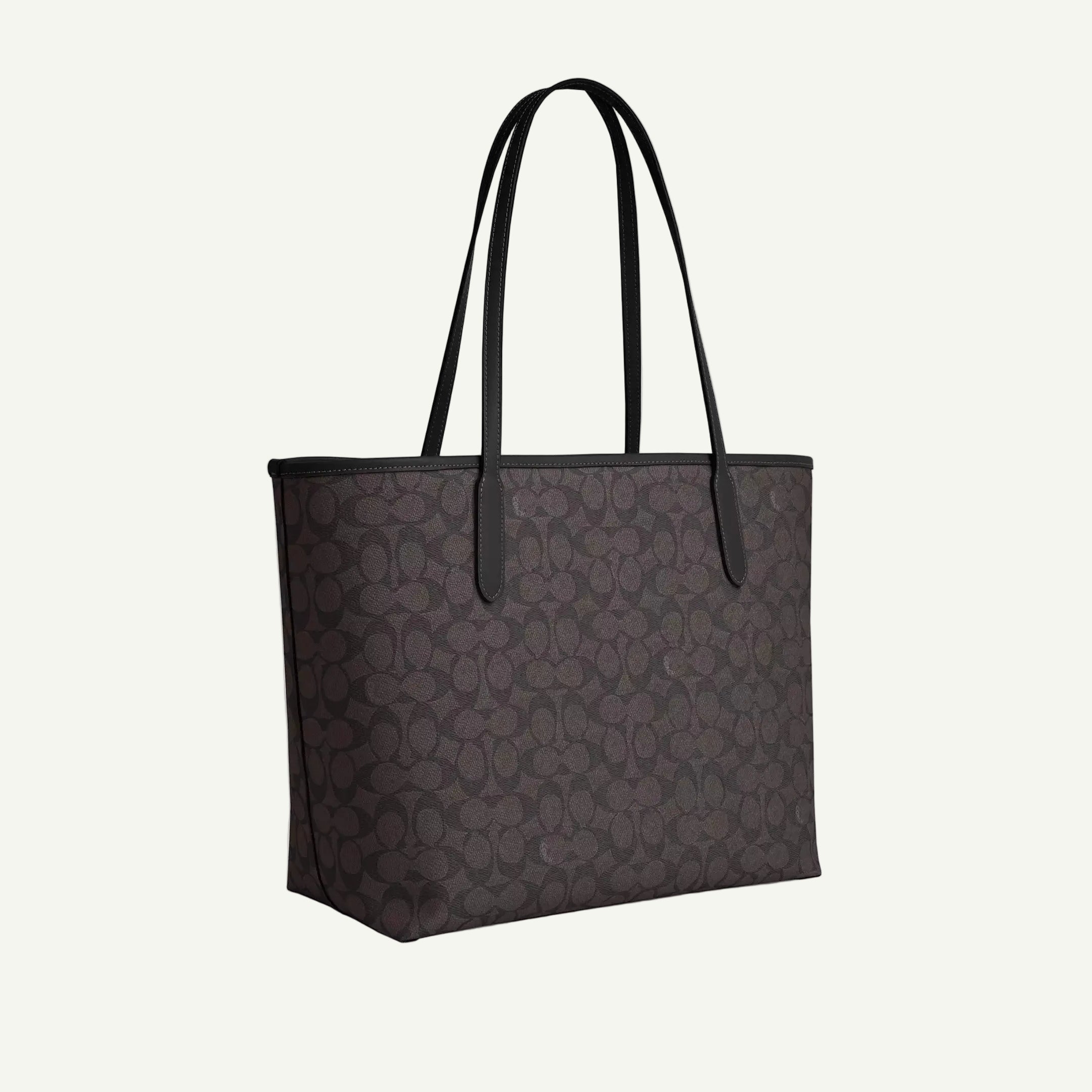 Coach Sac Cabas City Noir Toile