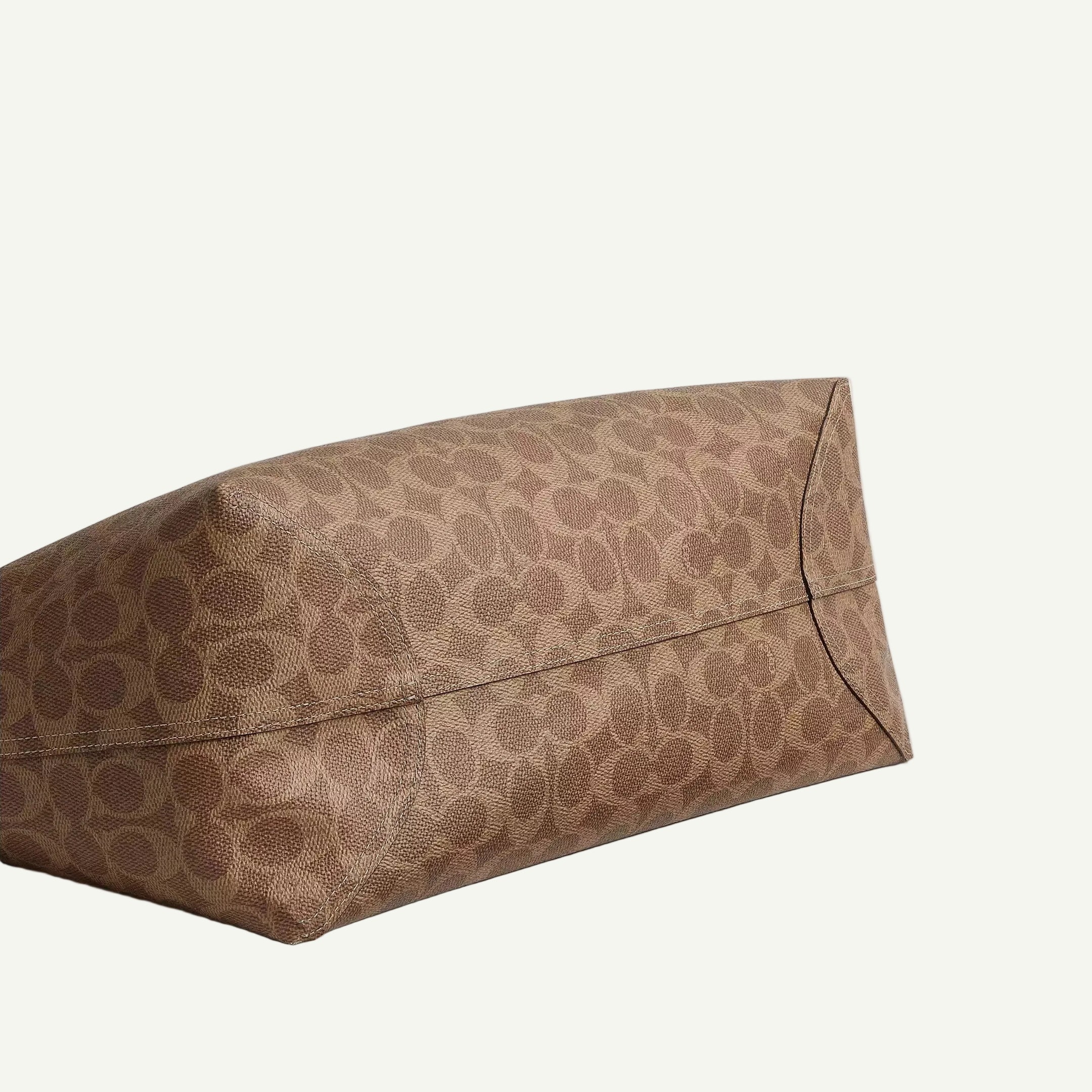 Coach Sac Cabas City Marron Toile