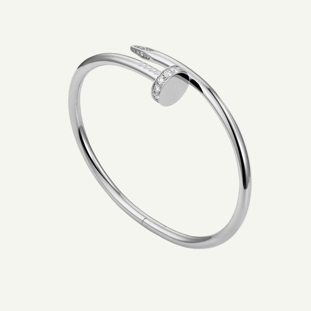 Cartier - Bracelet Juste un Clou Diamants Or Gris