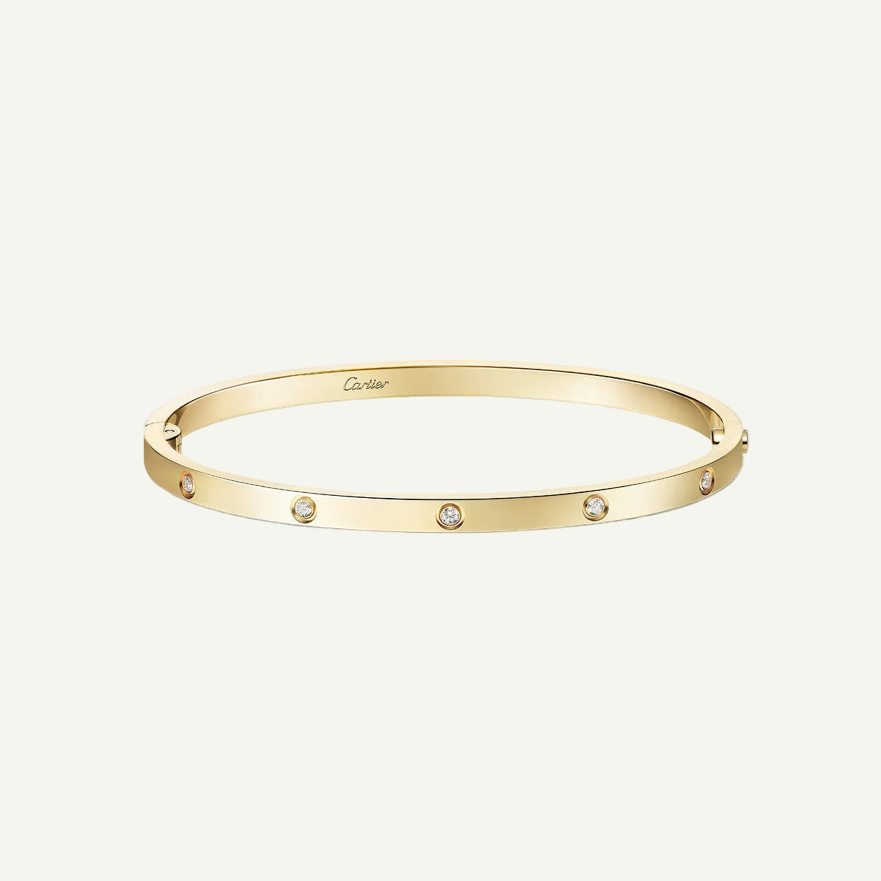 Cartier - Bracelet Love, 10 diamants Or Jaune